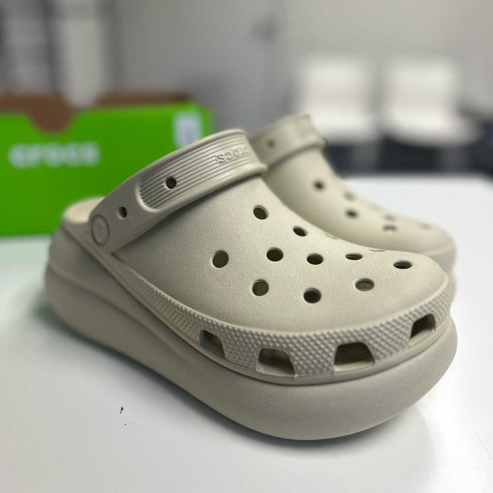 CROCS Platform Crush Clog - Bone (Cream)